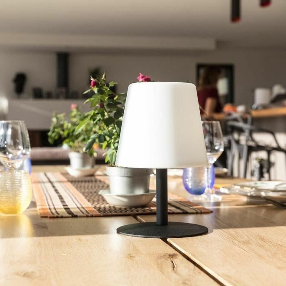 LED lampa Lumisky Standy Mini Dark Melns